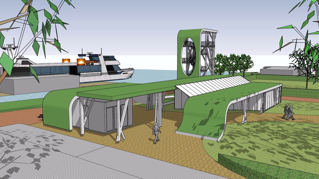 Herstructurering Opstapplaats De Zilvermeeuw in de jachthaven van Drimmelen