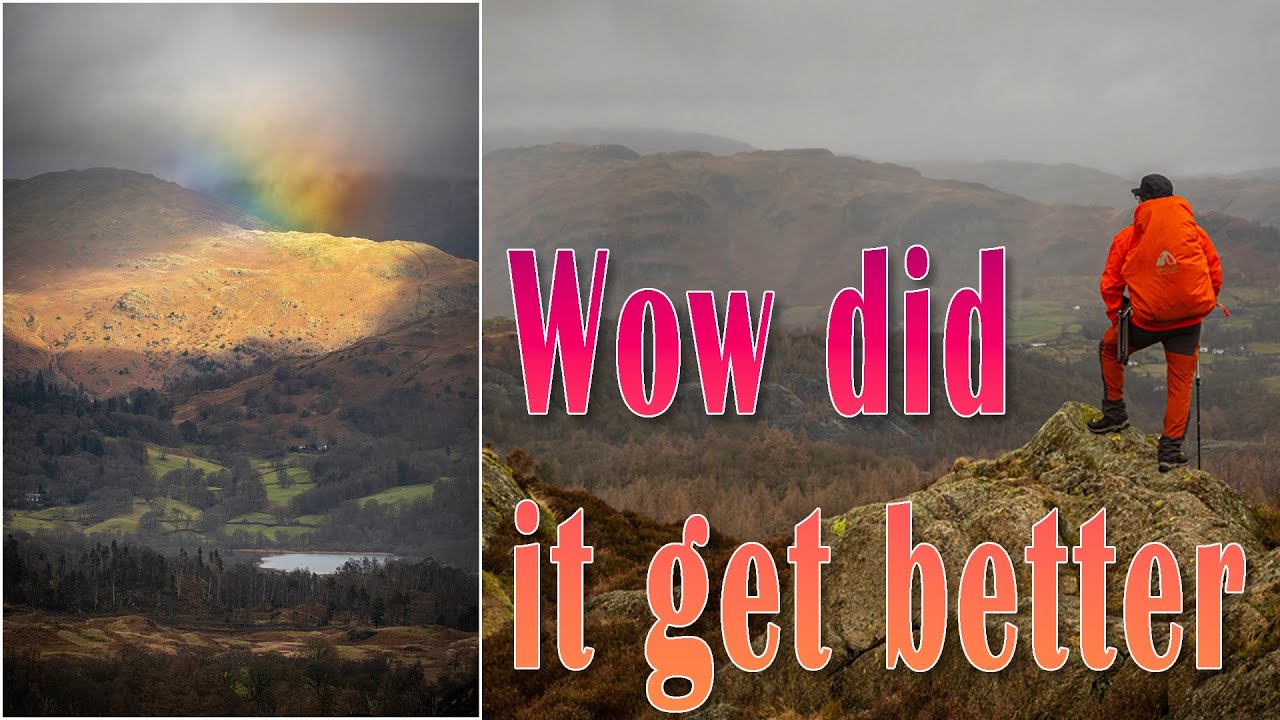 Holme Fell, Lake District Landscape Photography, Bad weather to Good