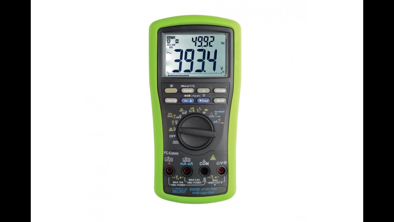 Elma 869s - 5,3/4 miestny ručný multimeter pre servisných technikov v oblasti automatizácie