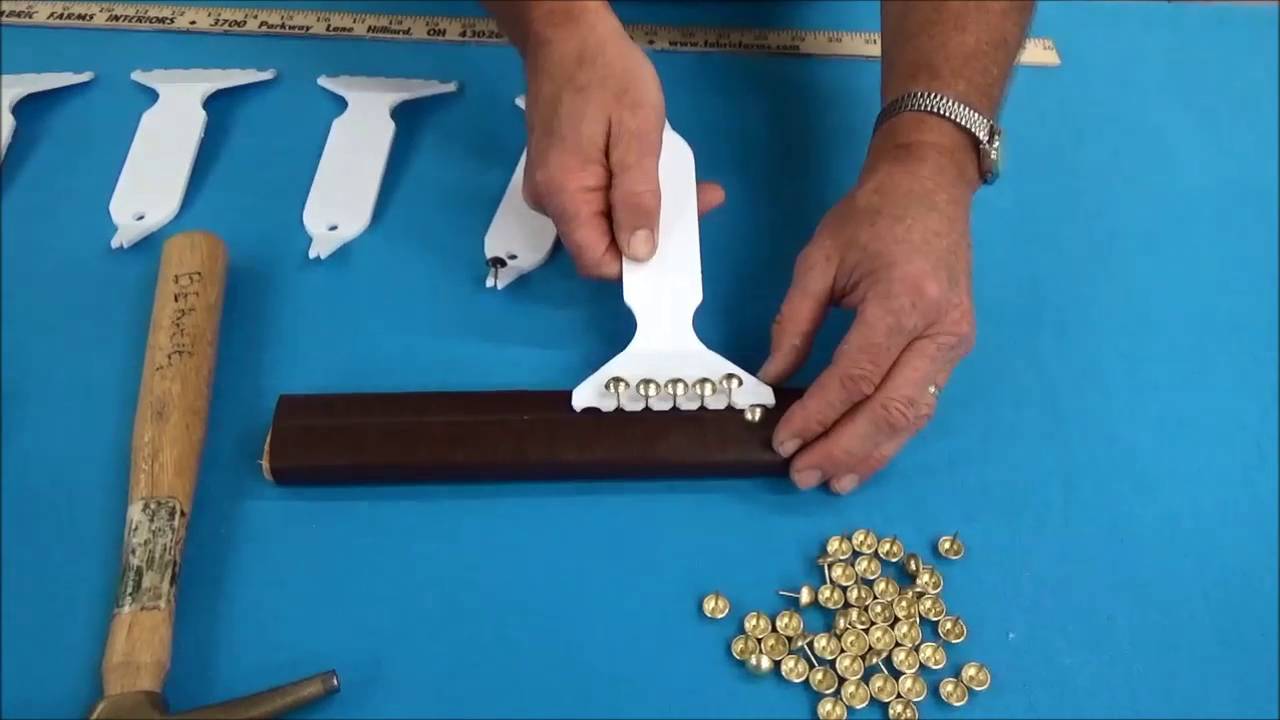 Upholstery Basics: How To Apply Decorative Tacks