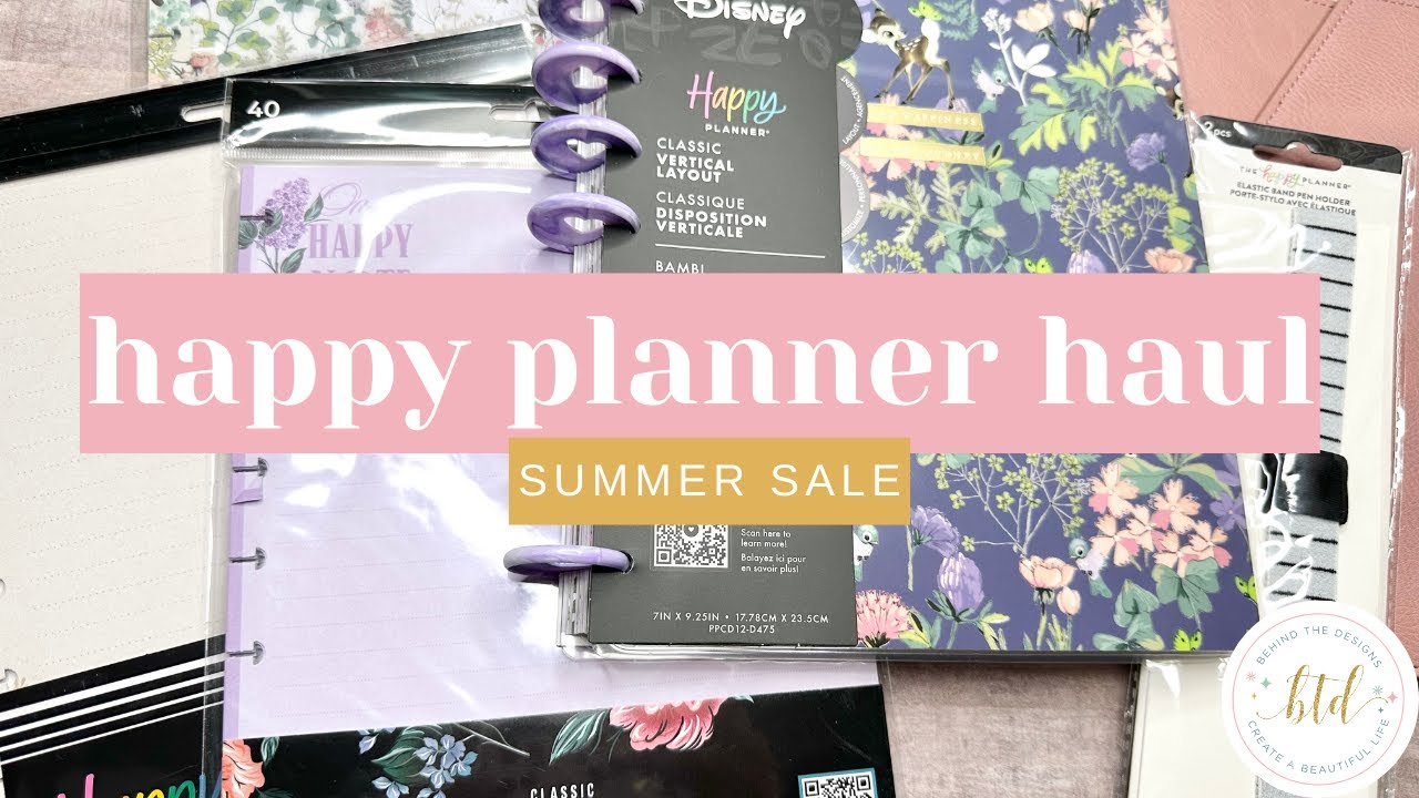 Happy Planner Summer Sale Haul | 2024 Planning Supplies Unboxing