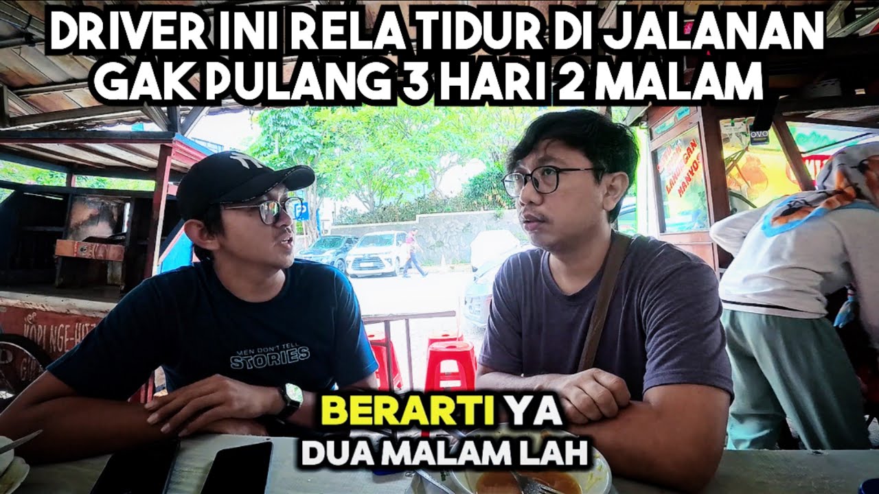 DRIVER INI @masran14 TIDUR DI MOBIL GAK PULANG 3 HARI 2 MALAM • CUMA BAWA BAJU GANTI BANTAL MATRAS