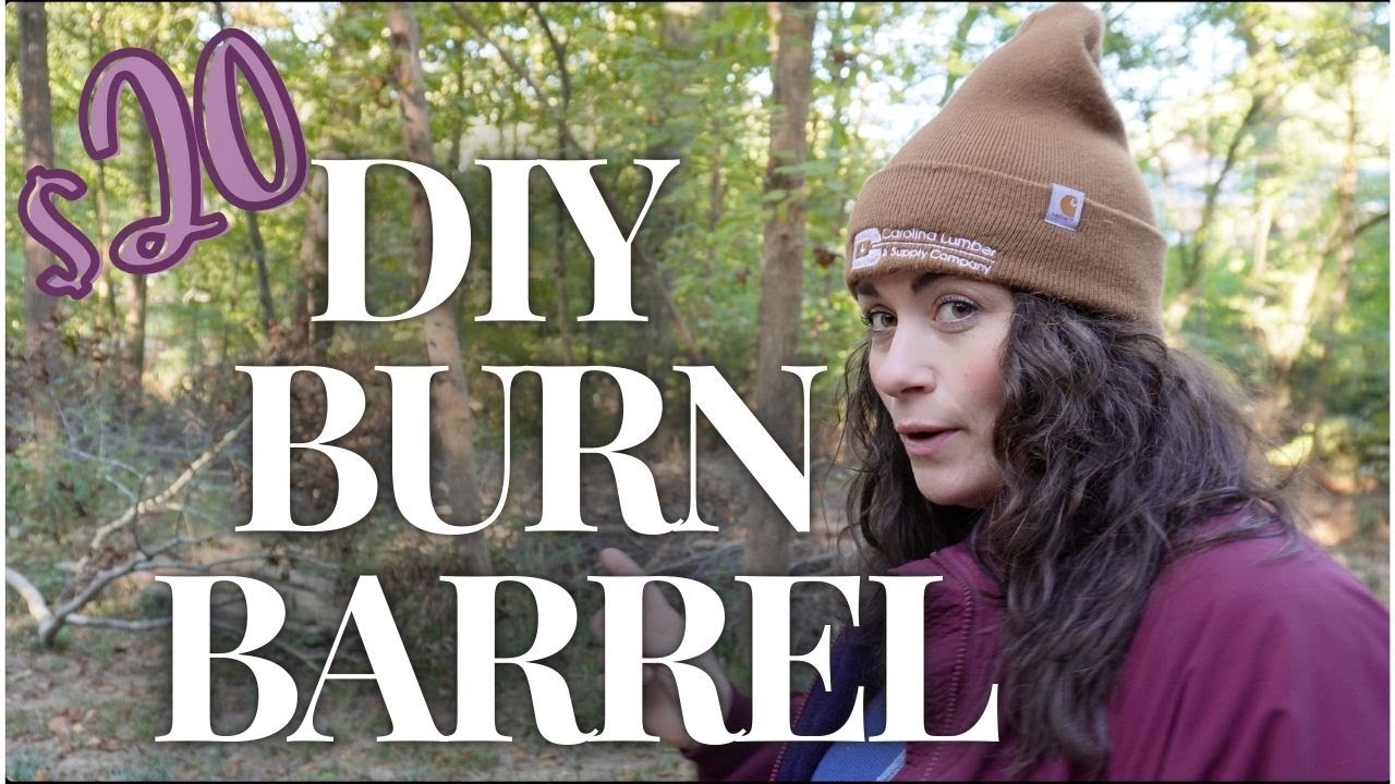 DIY burn barrel! Cheap, easy and FAST!