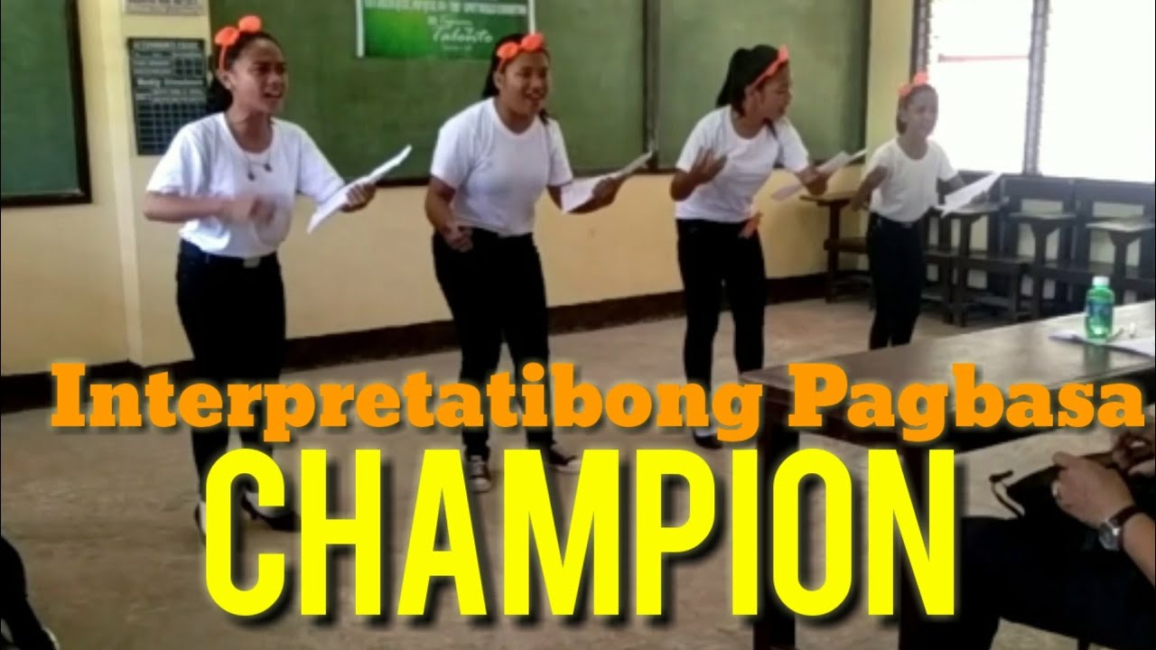 INTERPRETATIBONG PAGBASA CHAMPION / FILIPINO 
