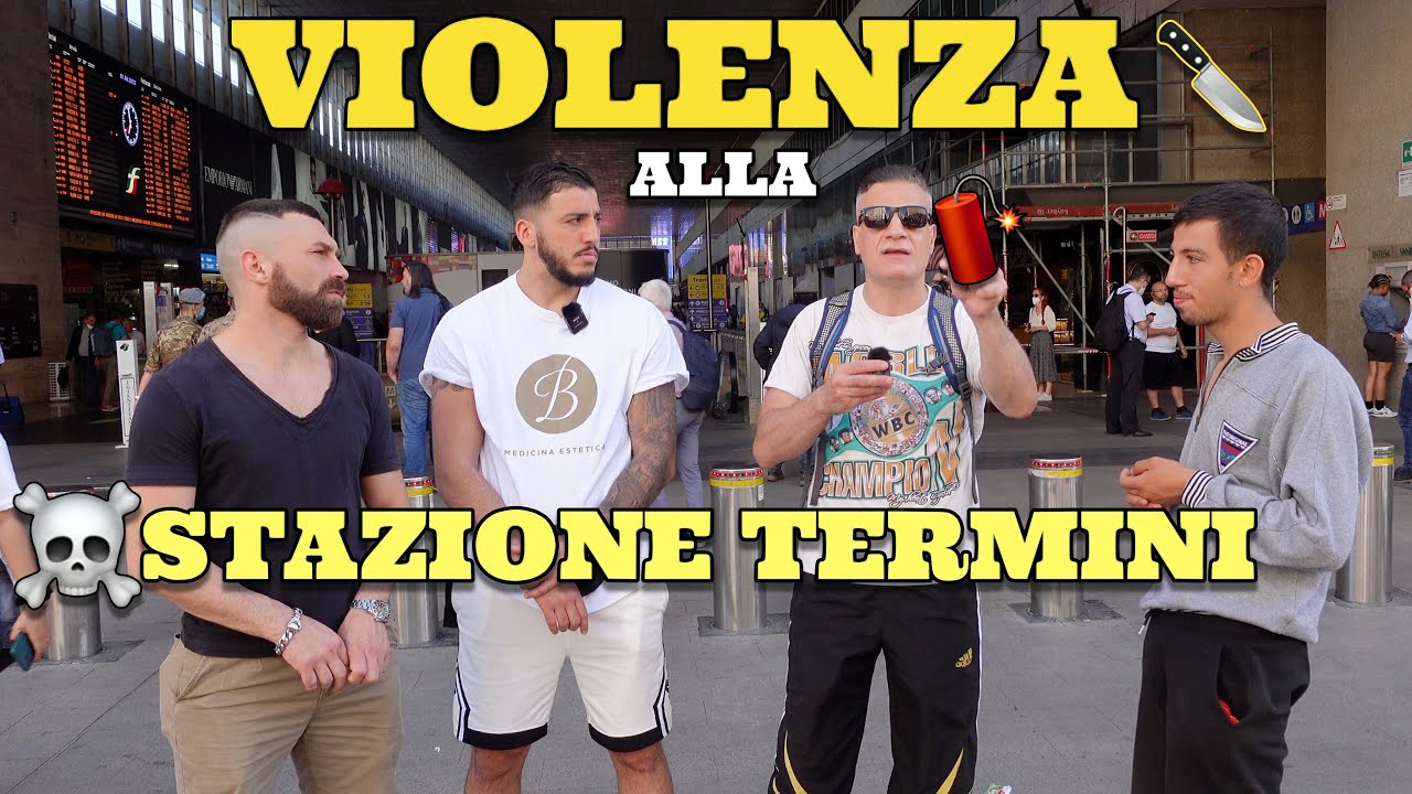 Violenza fuori controllo alla Stazione Termini