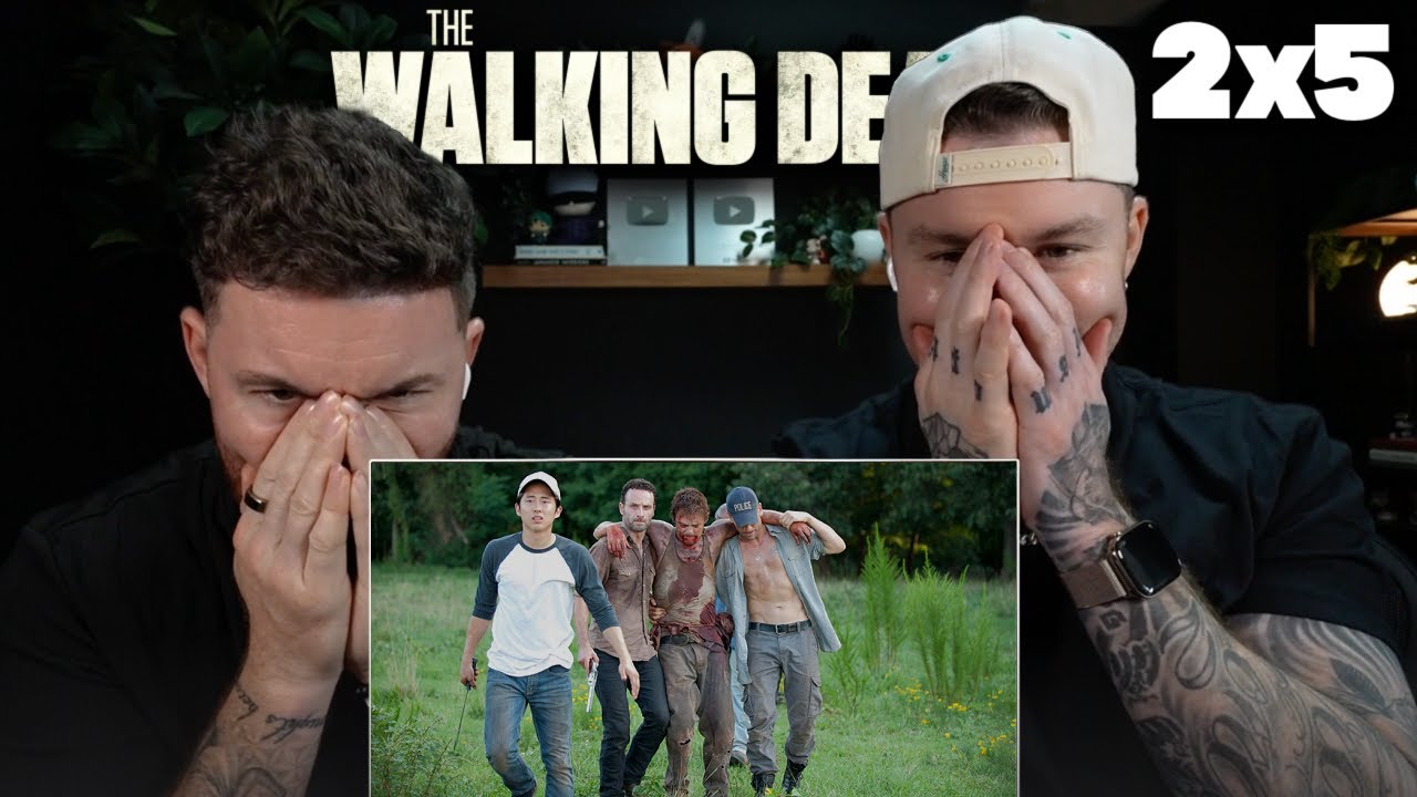 This Show Actually Gets Better | Twins First Time Watching The Walking Dead S2 Ep 5 (REACTION)
