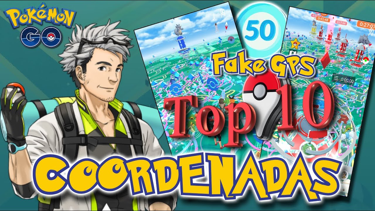 TOP 10 AS MELHORES COORDENADAS PARA JOGAR POKEMON GO FLY FAKEGPS FUNCIONANDO PARA TODOS ANDROID
