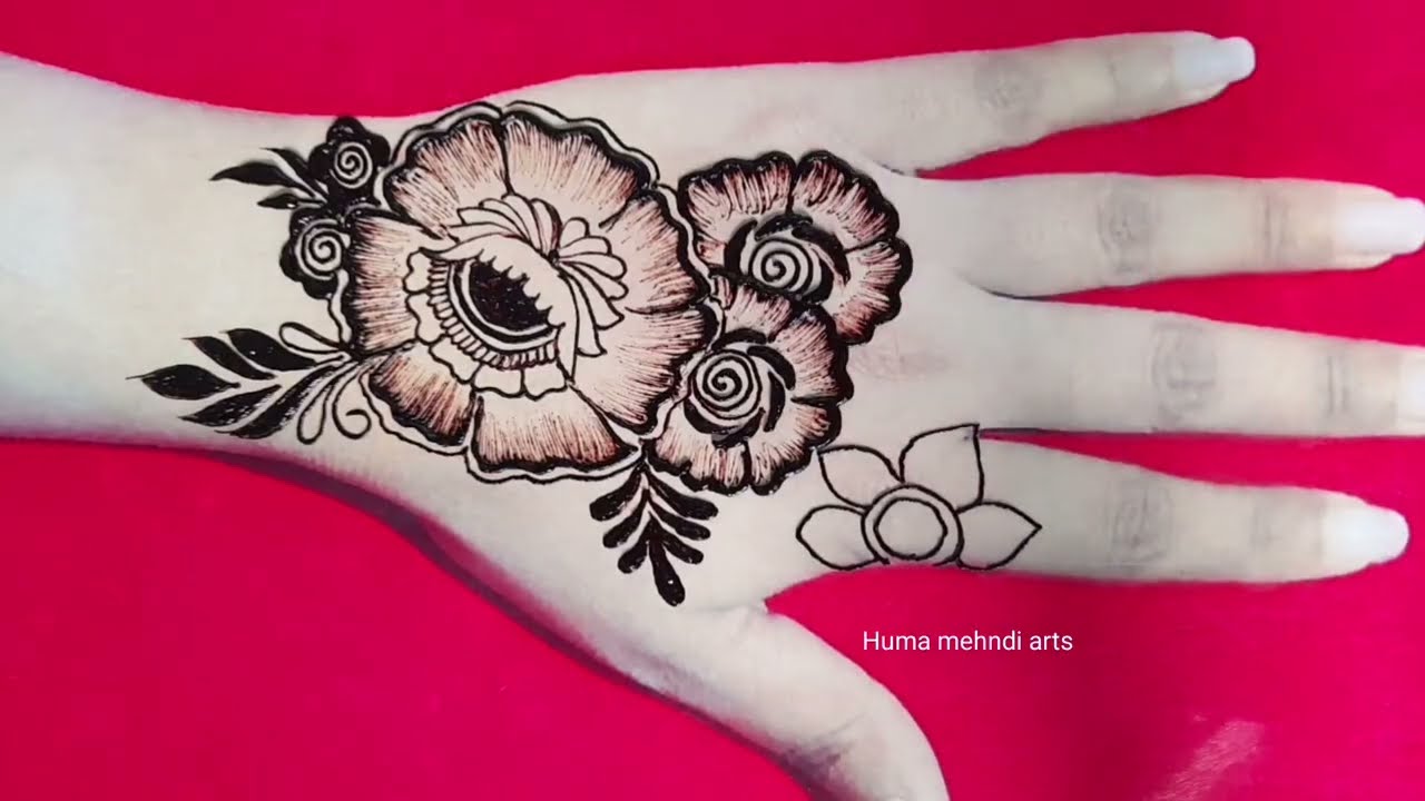 Eid mehndi design |Simple arabic mehndi design |Easy mehndi design |Huma mehndi arts