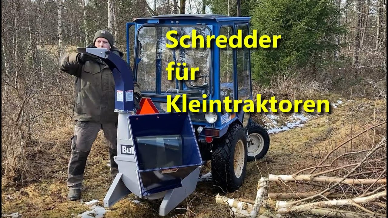 Schredder für Kleintraktoren