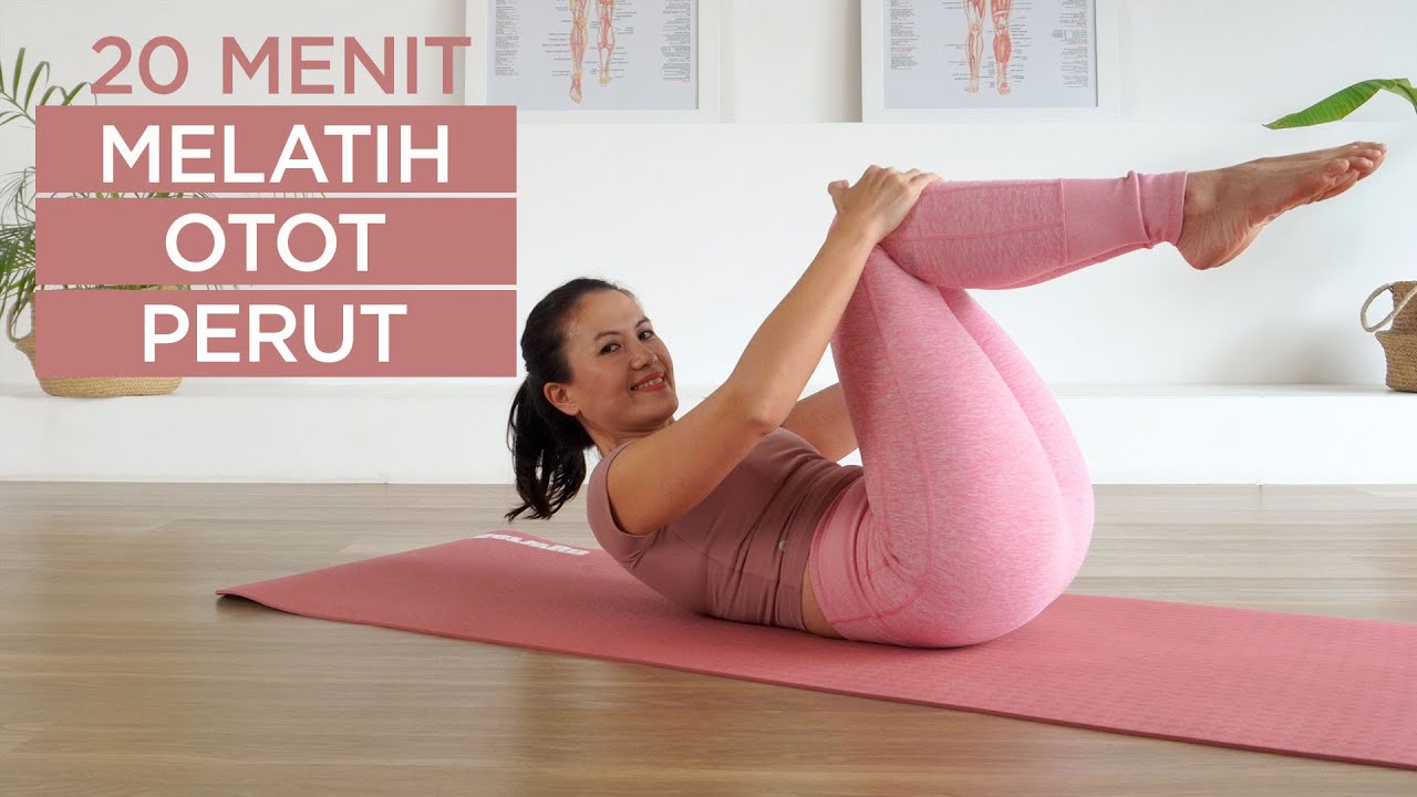 20 min Cara Melatih Otot Perut | Latihan Pilates Abdominal