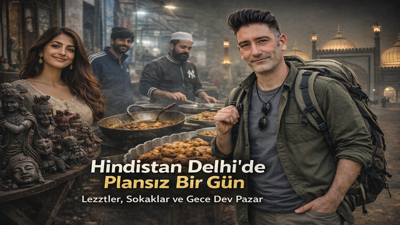 Hindistan | Delhi’nin Gerçek Yüzü: Kaos, Sokak Yemekleri Gece Hayatı ve Dev Pazarı 🇮🇳