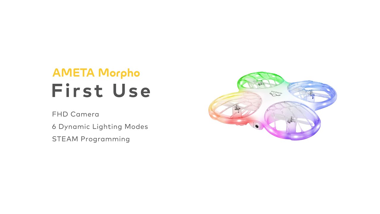 AMETA Morpho Mini Camera Drone First Use Guide