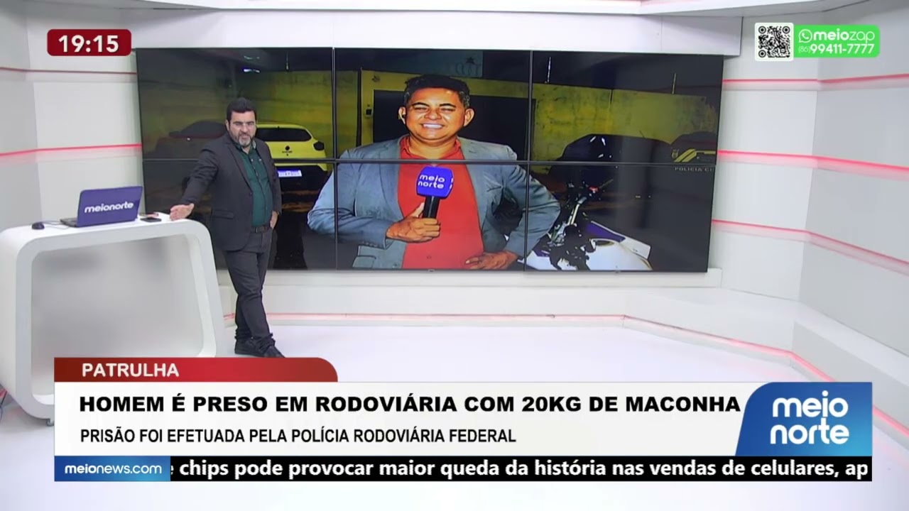 Homem é preso em rodoviária com 20 KG de maconha | Patrulha