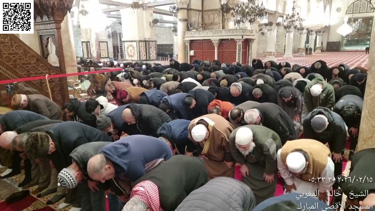 03 - صلاة الفجر للشيخ يوسف أبو سنينة من المسجد الأقصى - الأحد 27 شعبان (8) 1447 - 15 شباط (2) 2026م