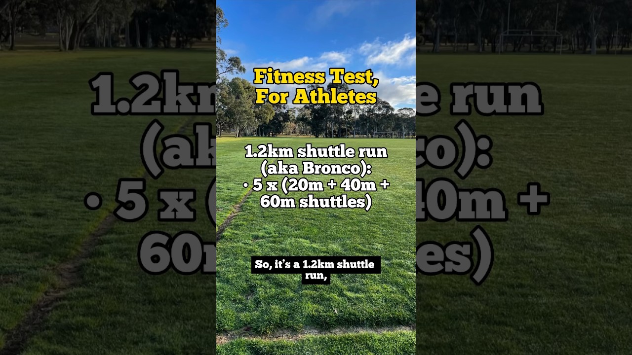 The 1.2km Shuttle Run (aka Bronco) - A simple fitness test for athletes