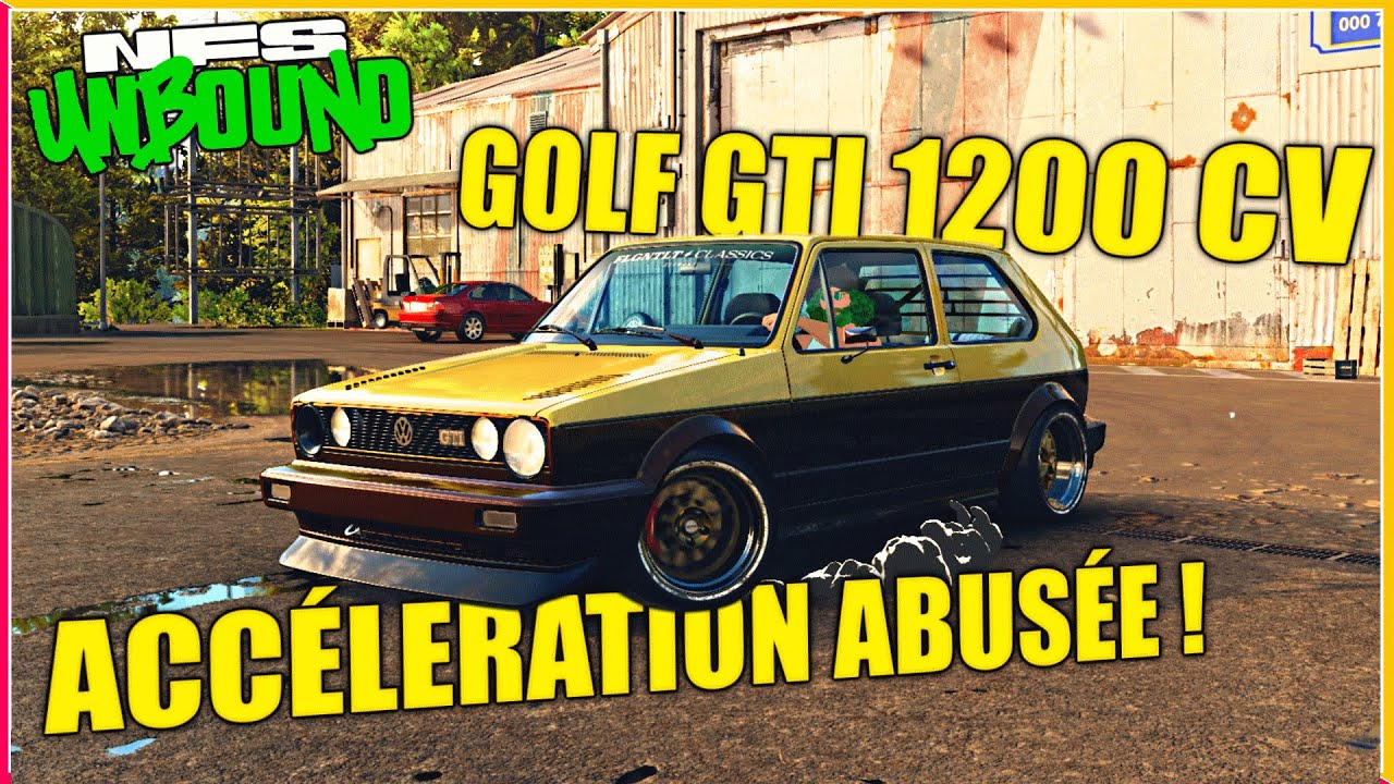 Need For Speed Unbound : WTF ? GOLF GTI COMPLÉTEMENT ABUSÉE !