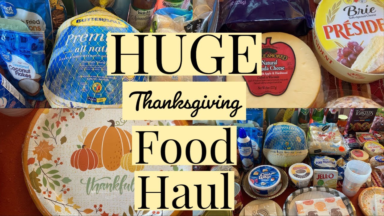 HUGE FOOD HAUL! | Thanksgiving Ideas! | Celebrate the Holidays!