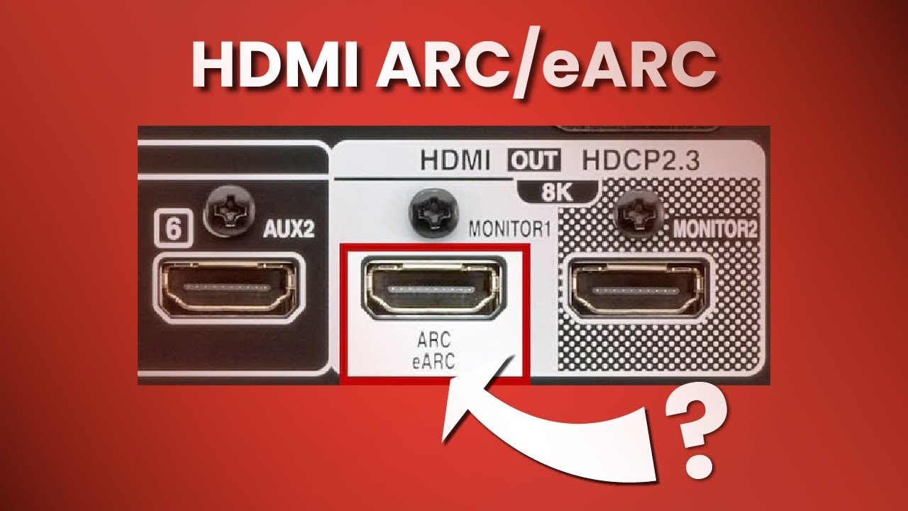 SIMPLIFY YOUR CONNECTIONS! | HDMI ARC/eARC Explained | eCoustically Speaking