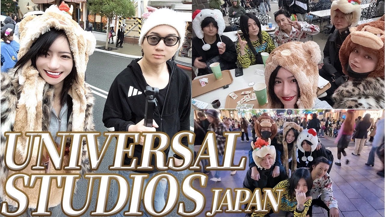 【ホストの休日Vlog】チームメンバーと一緒にUSJで大はしゃぎしました！