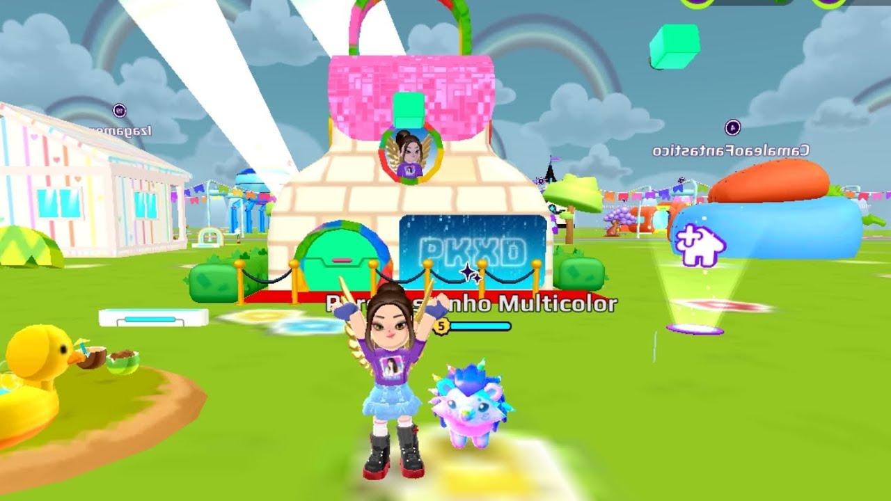 Jogando com BellaManuela - Último cor do arco-íris e ganhando o pet na nova atualização