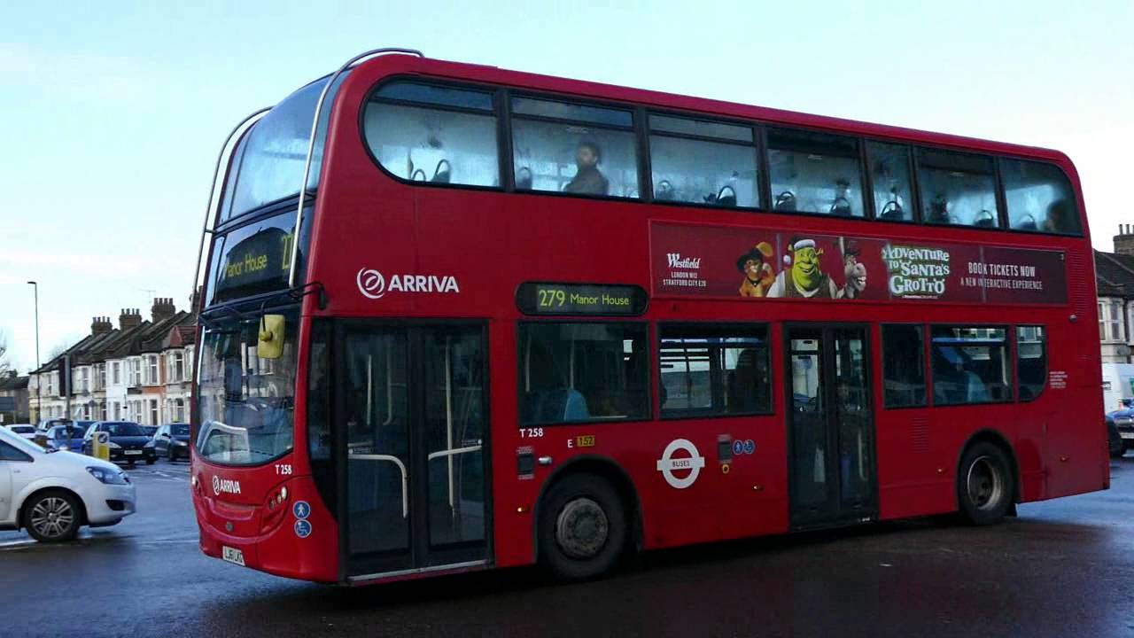Buses around Ponders End in north London on 29th Dec 2015