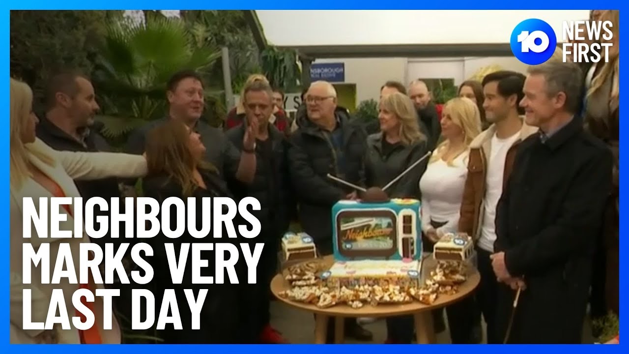 Neighbours Marks Last Day Of Filming | 10 News First