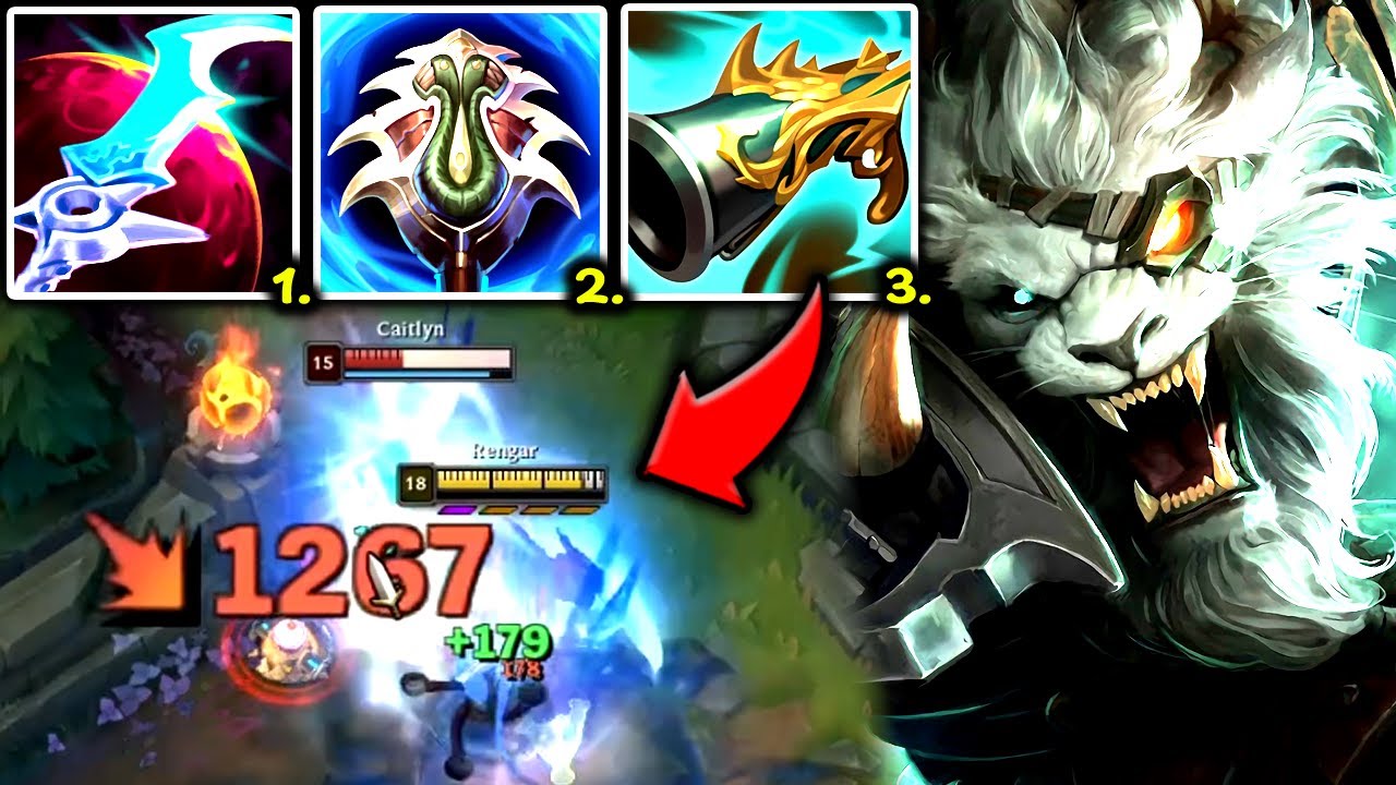 RENGAR TOP IS 100% UNFAIR & HE IS STUPIDLY STRONG (I LOVE IT👌) - S14 Rengar TOP Gameplay Guide