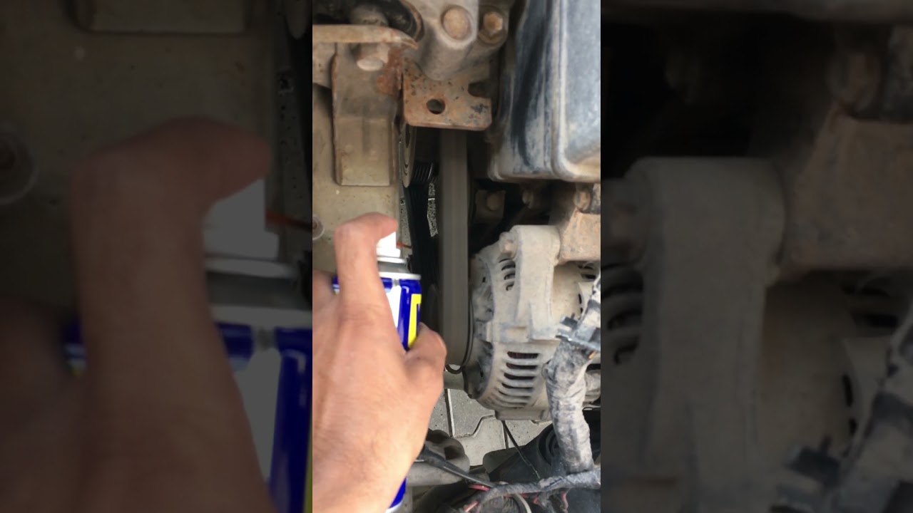 Belt sound problem🚘#wd 40 tips🛠🛠