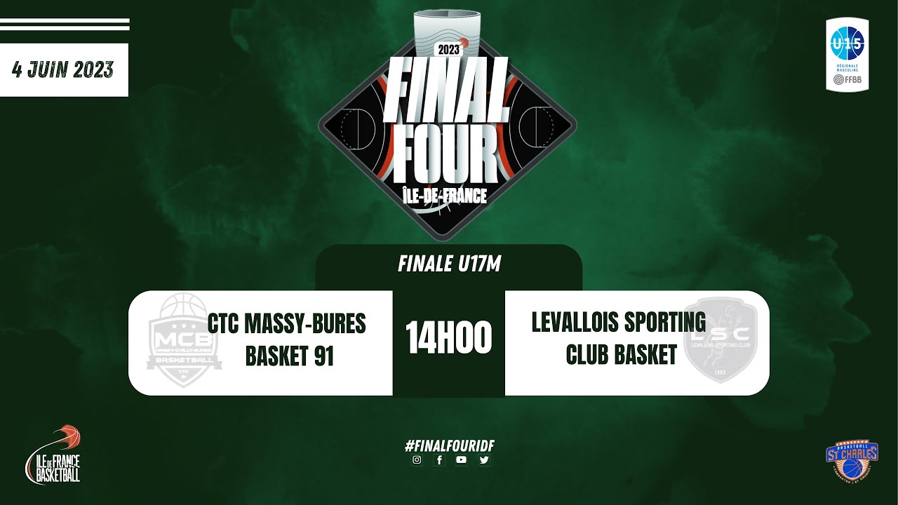 Finales Régionale Île-de-France U17M : Levallois Sporting Club 🆚 CTC Massy Bures