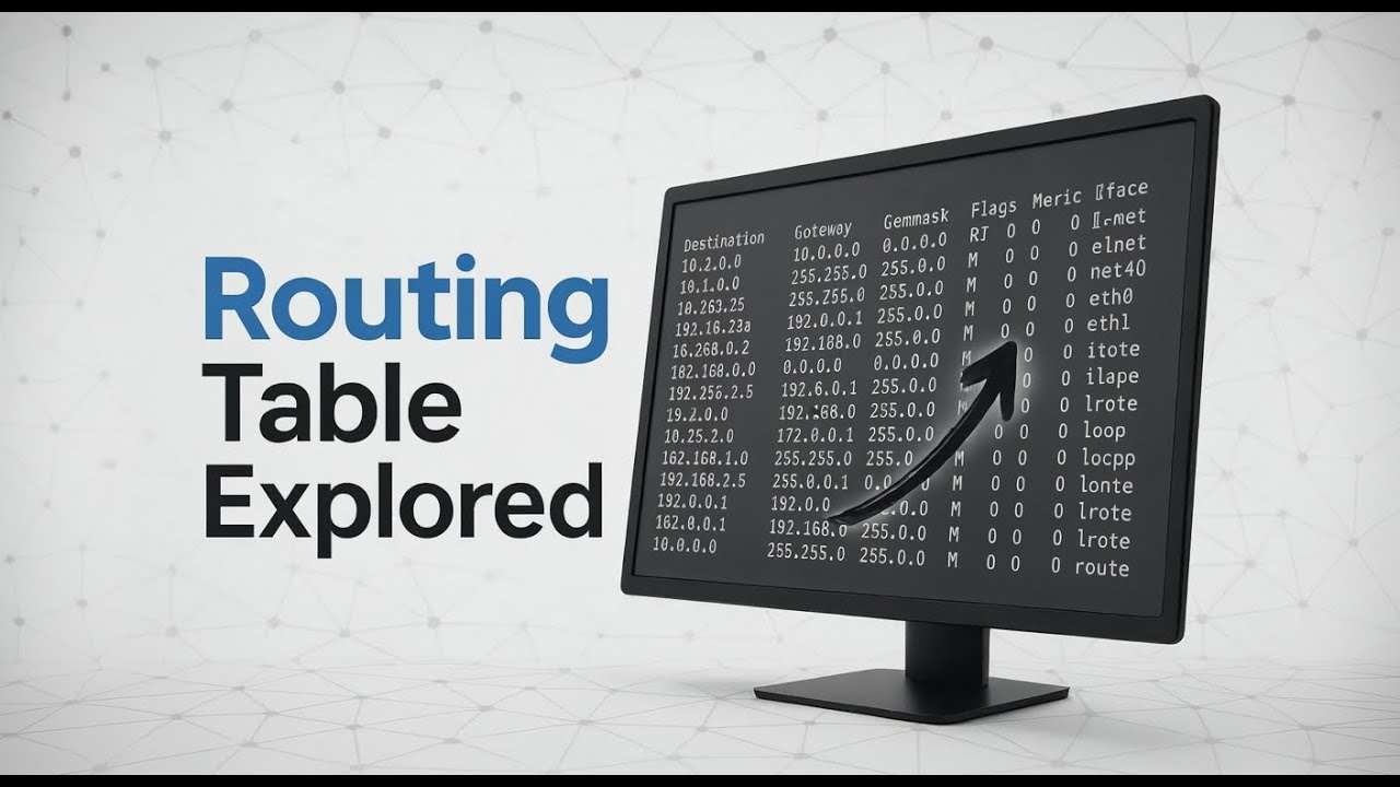 How to Read and Interpret Routing Table Components