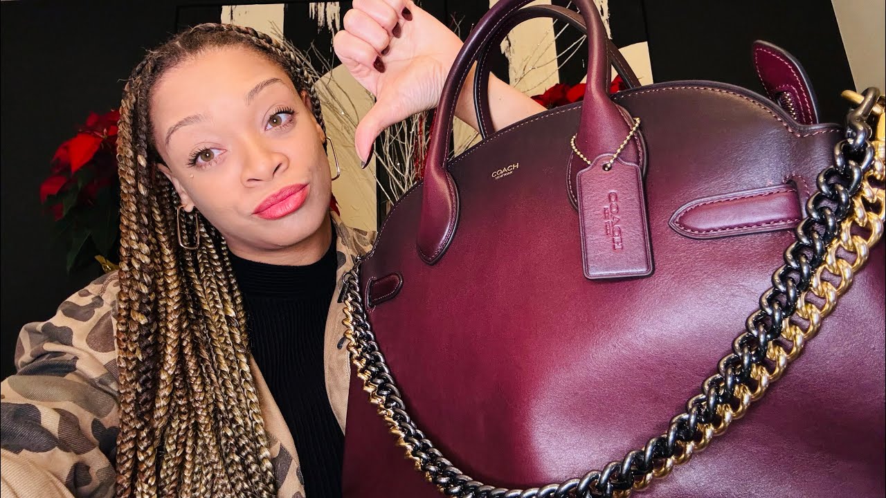 Coach Soft Empire Carryall Bag 40 - NOT IN LOVE ￼/ My honest opinion #coach #fashion #unboxing