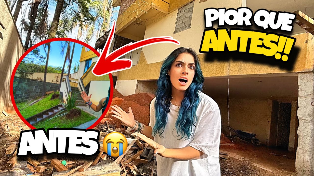 COMO ESTÁ A PARTE DA FRENTE DA MINHA CASA DEPOIS DA OBRA….