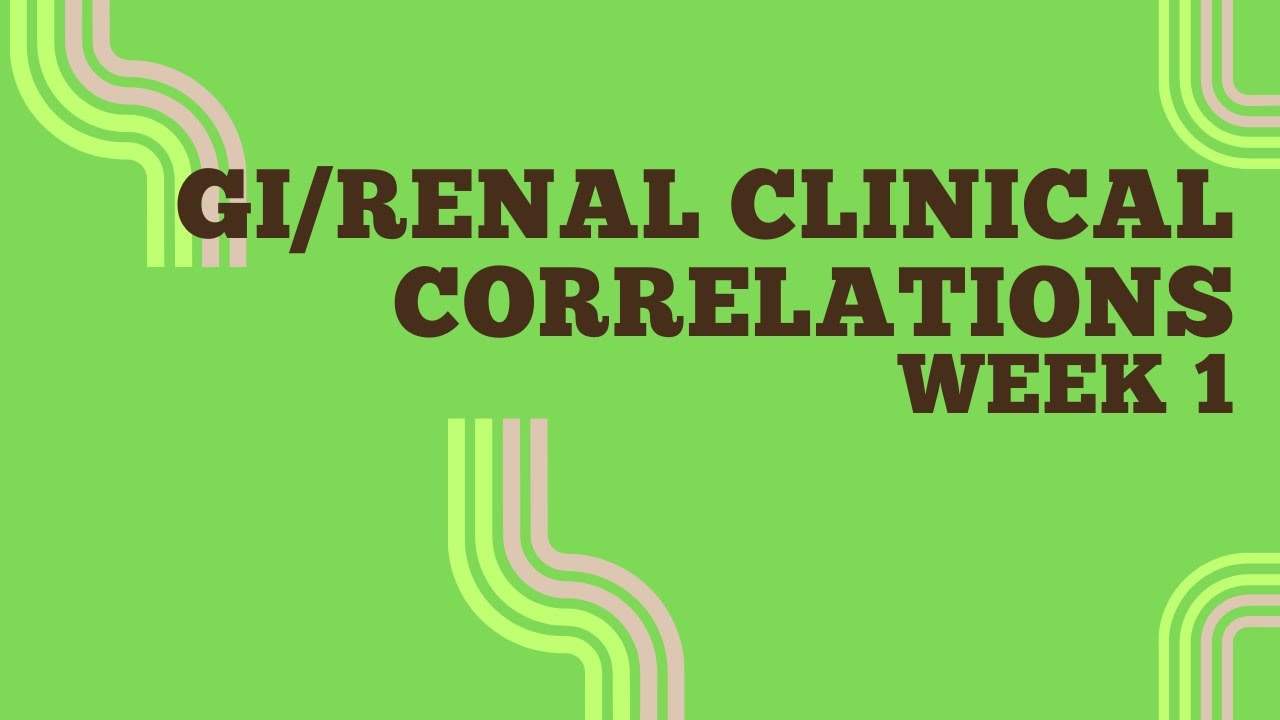 GI Week 1 Clinical Correlations | High-Yield Anatomy That Explains Disease