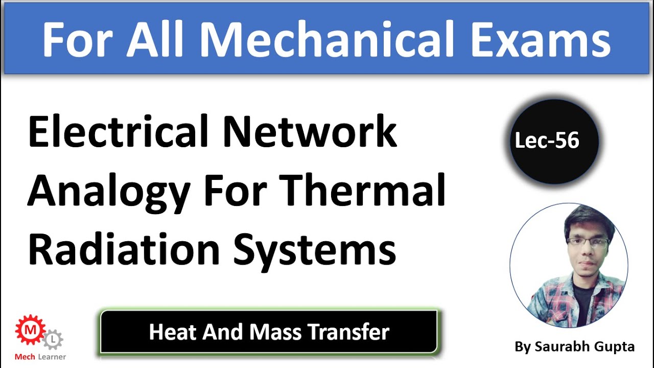Electrical Network Analogy For Thermal Radiation Systems || Heat Transfer || Lec(56) For GATE/IES