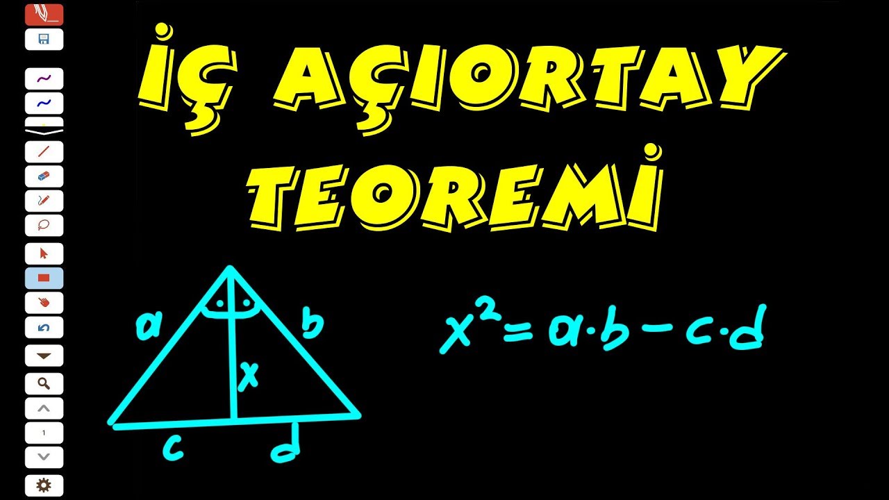 İSPAT: İÇ AÇIORTAY TEOREMİ (TYT GEOMETRİ / AÇIORTAY )