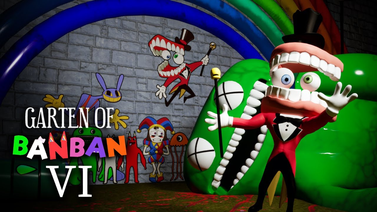 Garten of Banban 6 - ALL NEW BOSSES + SECRET ENDING (Gameplay #73)
