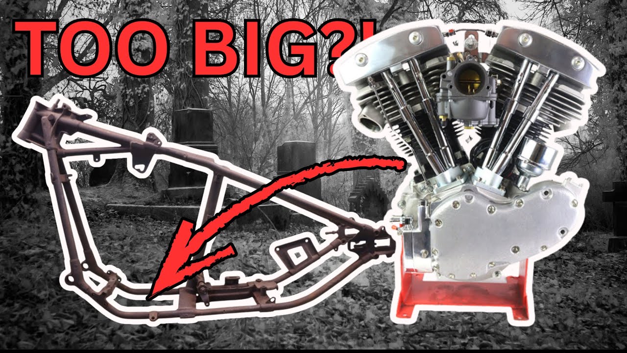Двигатель Stroker Harley Shovelhead НЕ подходит для рамы