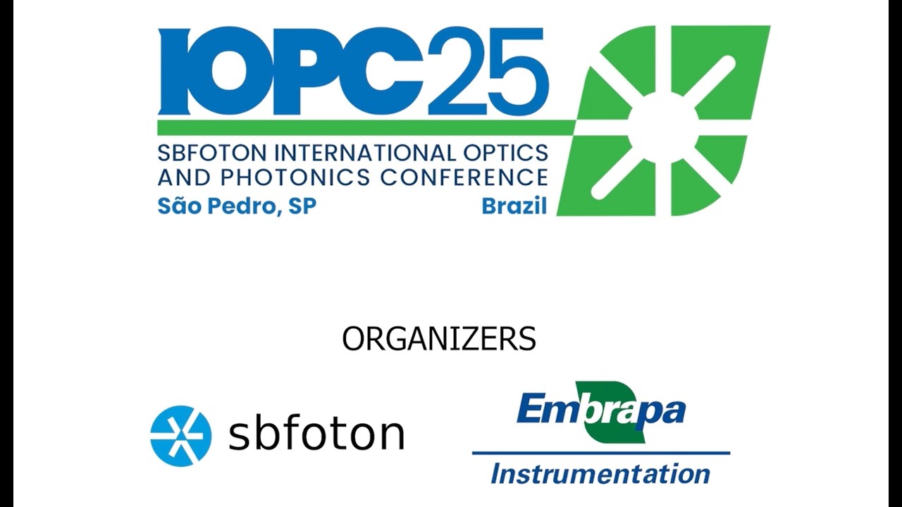 IOPC 25 - Plenary Session 3 - Prof. Gustavo Wiederhecker - Integrated Photonics