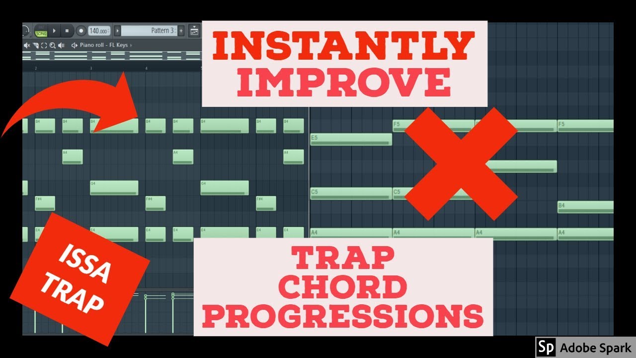 Trap Beats Chord Progressions | Как сделать удары ловушки | Учебник FL Studio