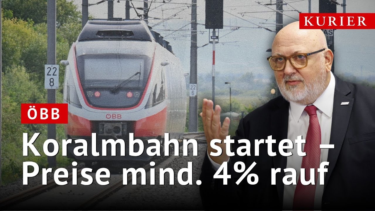 ÖBB: Koralmbahn startet – Ticketpreise steigen