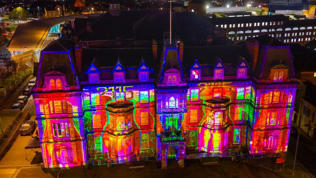Light Up Hanley town stoke on trent