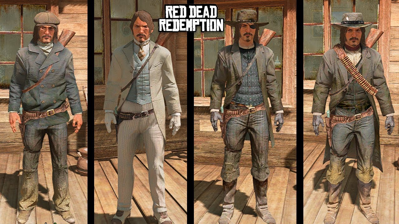 Showing All Outfits | Red Dead Redemption Story Mode