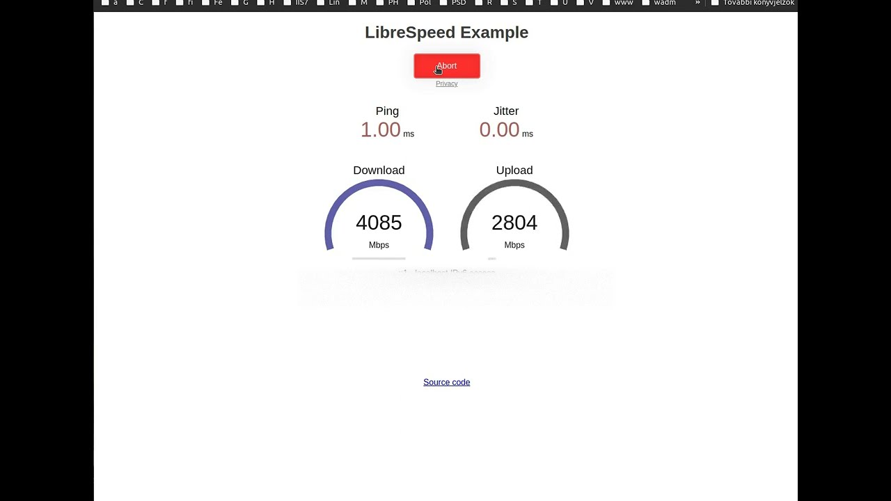 Digi - LibreSpeed Example - Ubuntu Peek 2022 09 14 10 59
