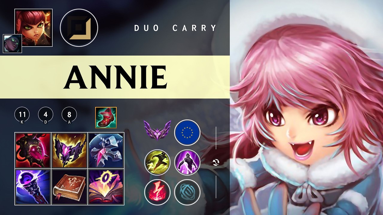 Annie Carry vs Jhin - EUW Master Patch 26.05