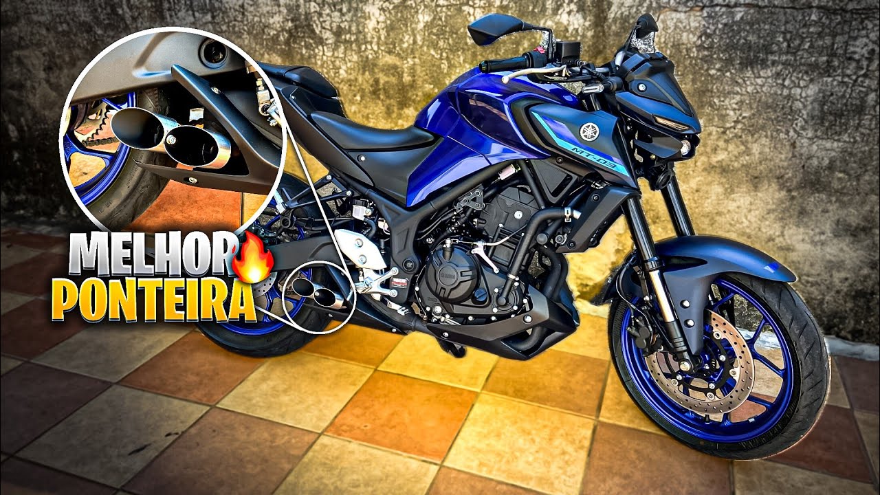 INSTALEI PONTEIRA ESPORTIVA NA MT03 2025 🔥