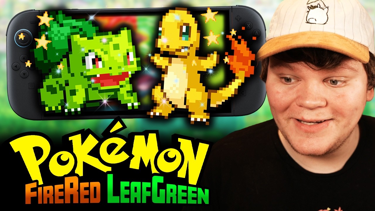 SHINY HUNTING STARTERS IN FIRE RED & LEAF GREEN