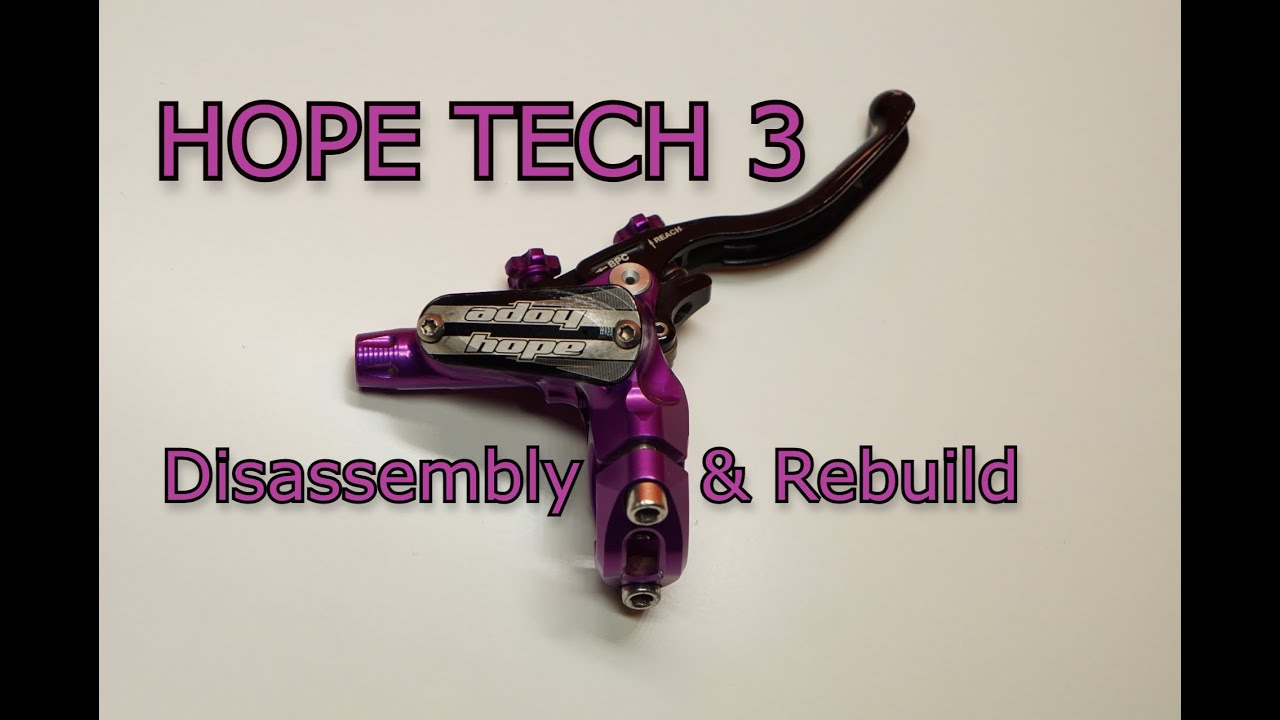 Ремонт главного тормозного цилиндра HOPE Tech 3 Lever E4 V4 X2