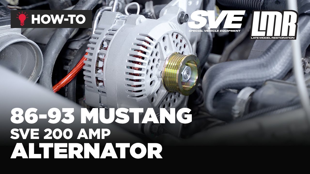 SVE Fox Body Mustang 200 Amp Alternators | How-To (86-93)