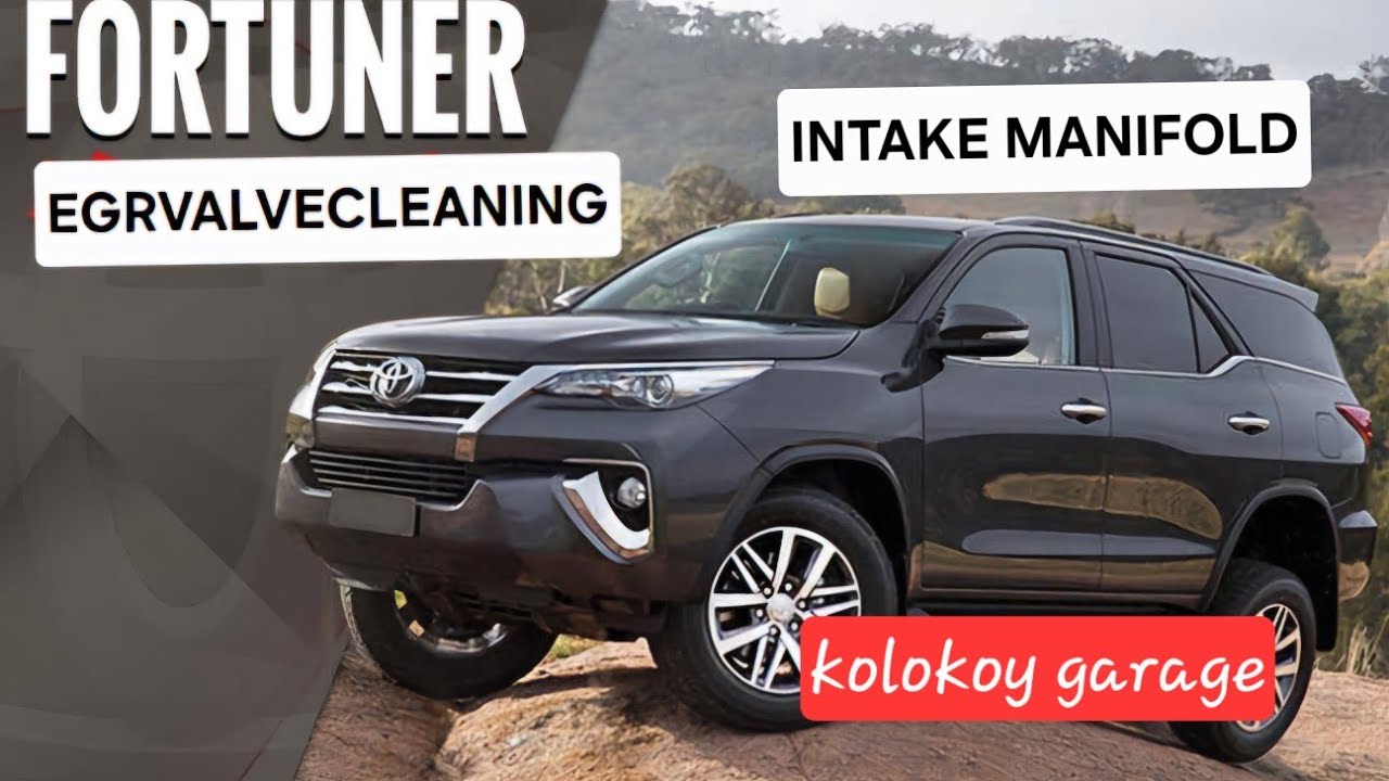 2016-2024 TOYOTA FORTUNER EGR VALVE CLEANING @kolokoygarage