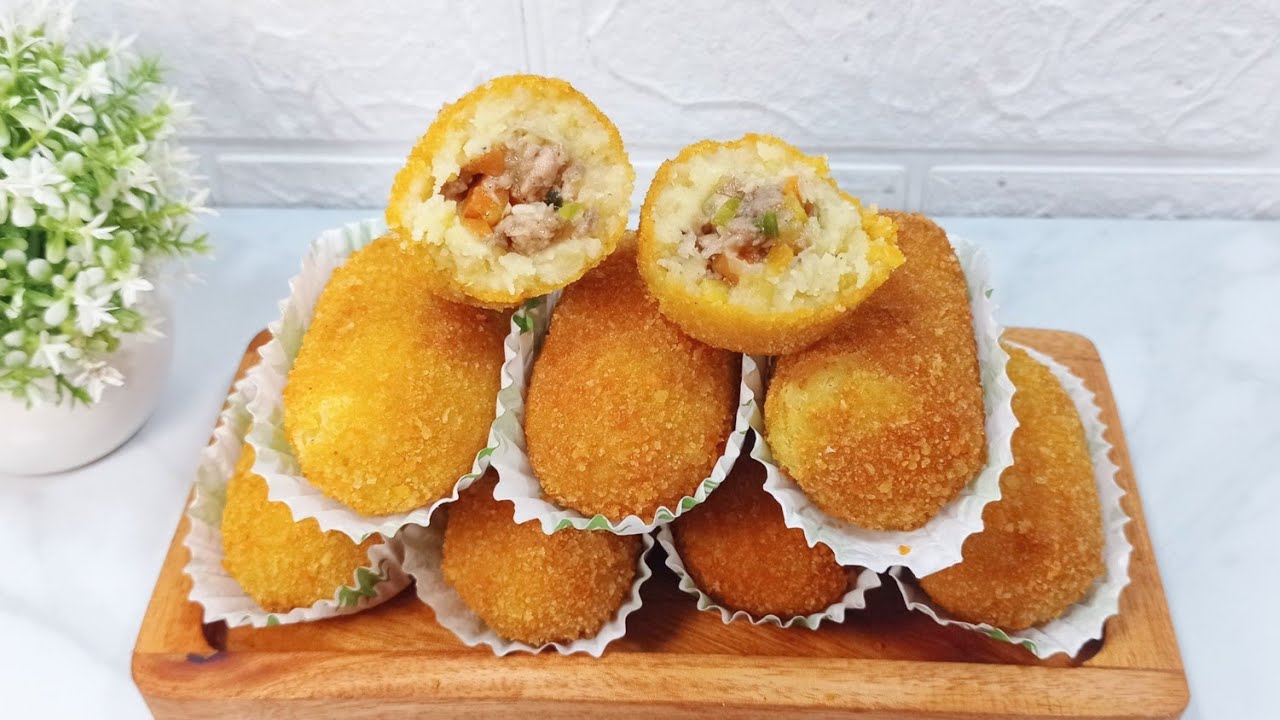 BISA UNTUK FROZEN FOOD, KROKET KENTANG ISI DAGING | ISIAN SNACK BOX
